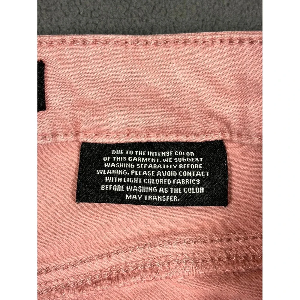 Buffalo David Bitton Havana Ankle Jeans Womens 10/30 Pink Denim High Rise Skinny